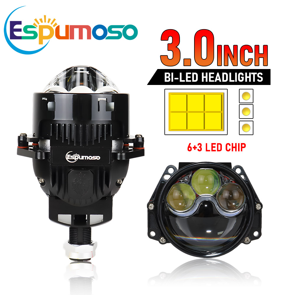 Headlight Aiming Tool - Lâmpada de Farol Projetor Bi LED