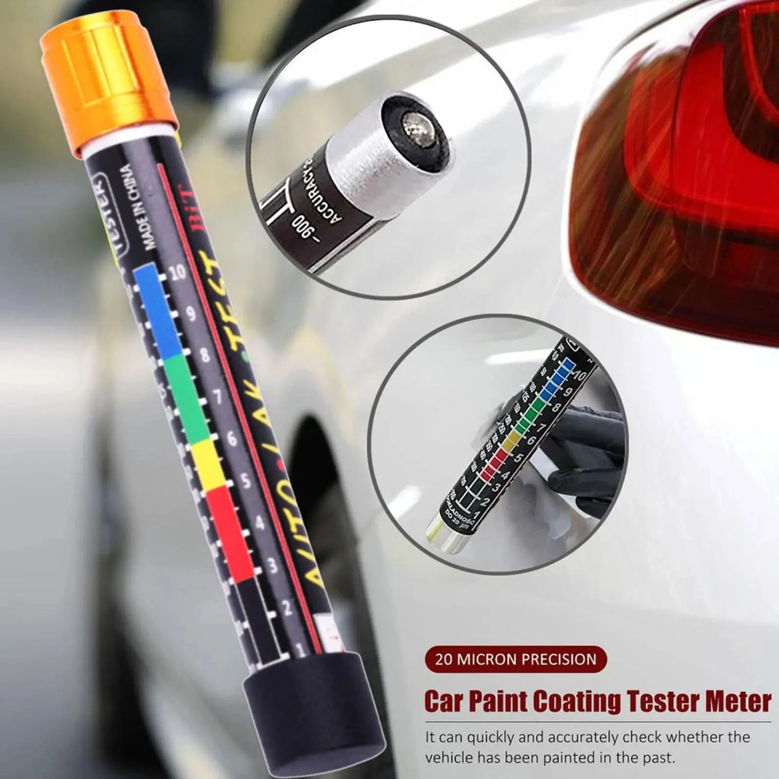Paint Thickness Gauge - Medidor de Espessura de Tinta Automotiva