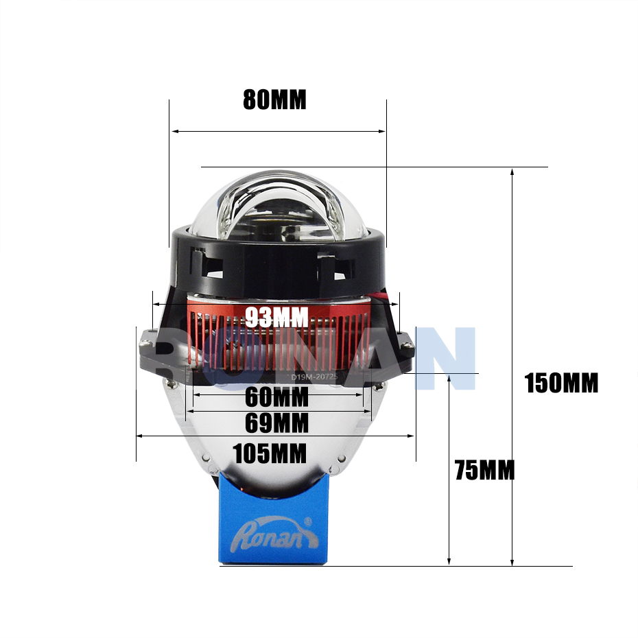 Ronan 3 polegada matriz auxili - Headlight Aiming Tool avaliação e preço