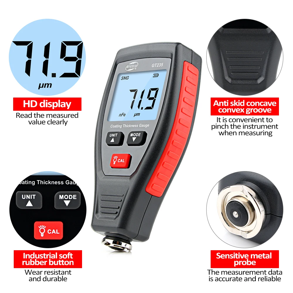 Medidor de espessura de revest - Paint Thickness Gauge avaliação e preço