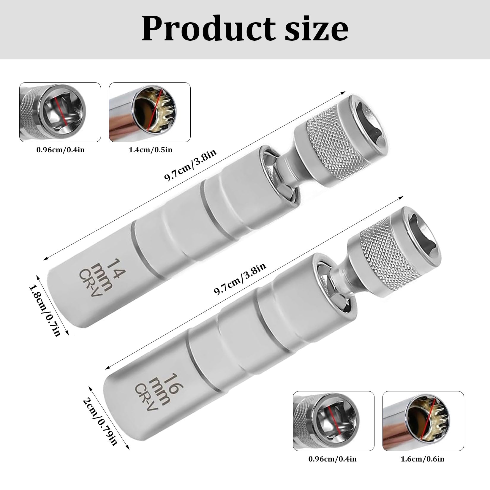 Conjunto de chave de vela de i - Spark Plug Socket Set avaliação e preço